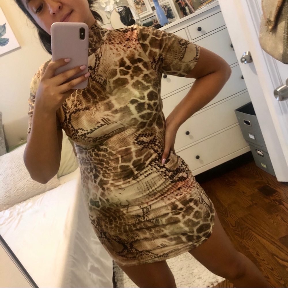 Little animal print dress